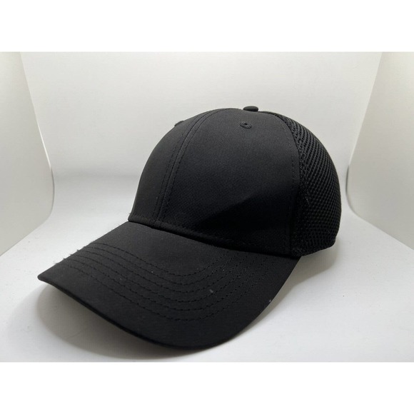 Russell Strapback Hat Cap Black Baseball - Picture 3 of 9